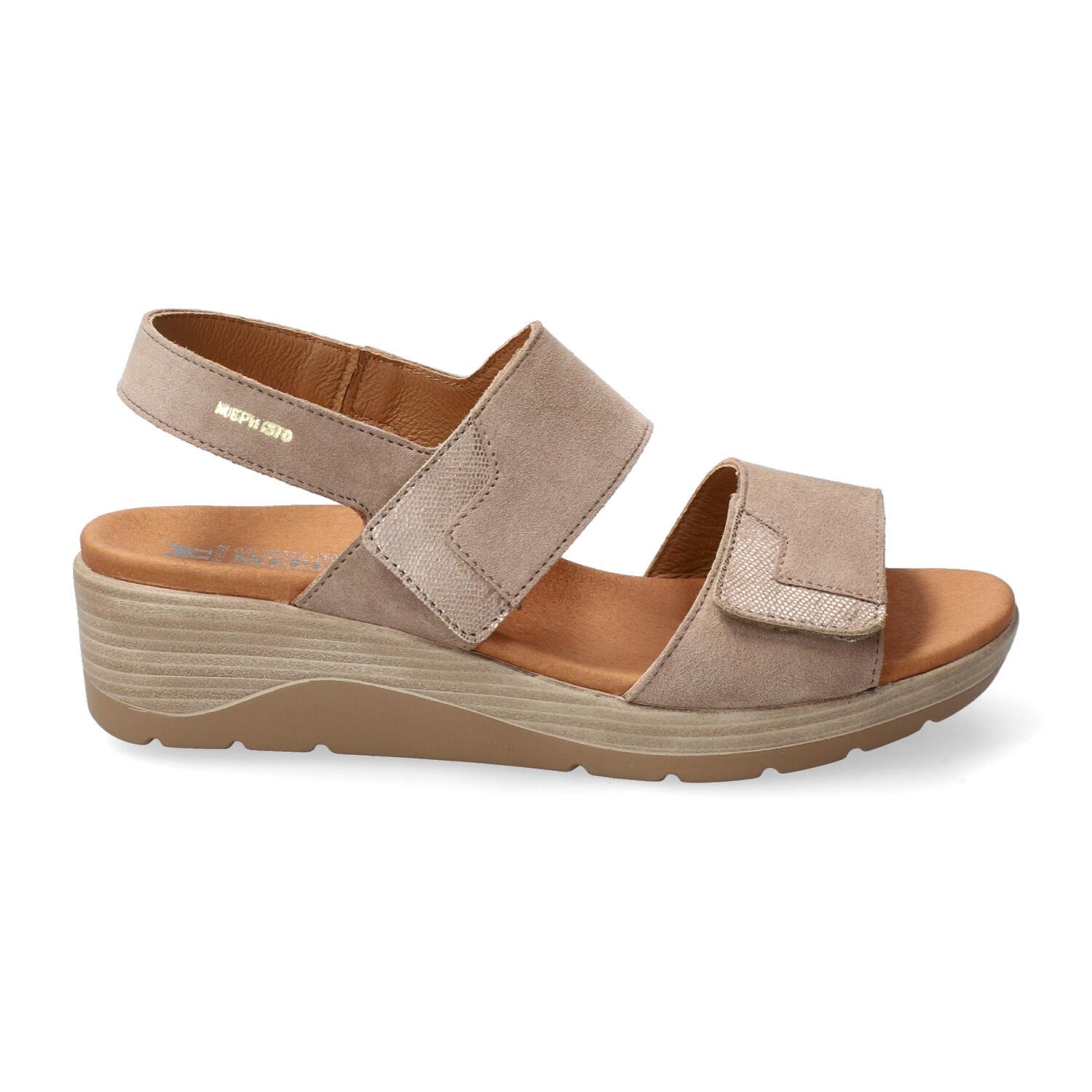sandales femme modèle Calie Taupe clair - Mephisto